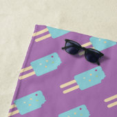 Summer Pink Ice-Creme-Pop Strandtuch (Beispiel)