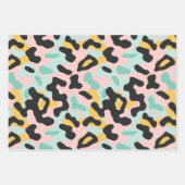 Summer Pink Pastel Leopard Spots Geschenkpapier Set (Vorderseite 2)