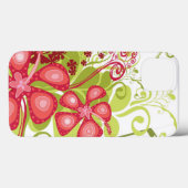 Summer Pink Tropical Hibiscus Abstract Grunge Case (Rückseite (Horizontal))