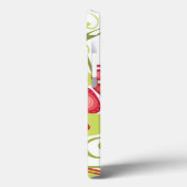 Summer Pink Tropical Hibiscus Abstract Grunge Case (Rückseite / Links)