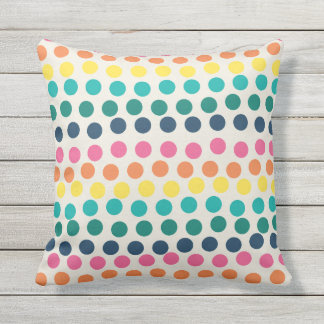 Summer Polka Dots farbenfrohe Outdoor Pillow Kissen Für Draußen