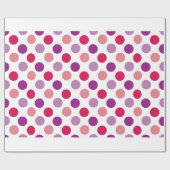 Summer Polka Dots Geschenkpapier (Flach)
