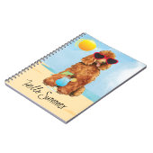 Summer Poodle Notizblock (Linke Seite)