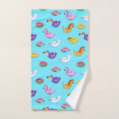 Summer Pool Float Muster Badhandtuch Set (Handtuch)