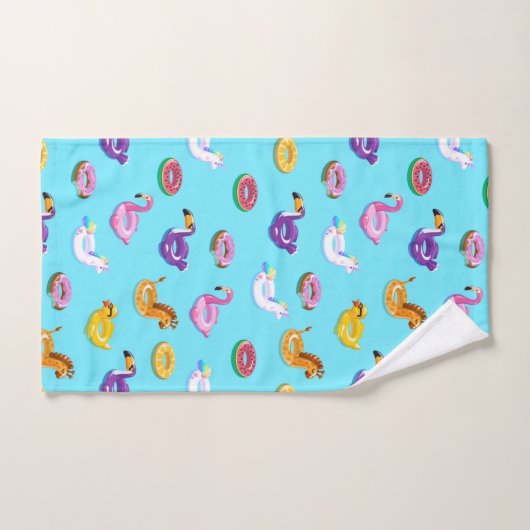 Summer Pool Float Muster Badhandtuch Set (Handtuch)