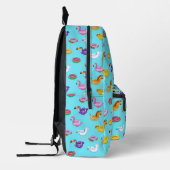 Summer Pool Float Muster Bedruckter Rucksack (Links)