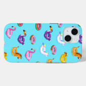 Summer Pool Float Muster Case-Mate iPhone Hülle (Rückseite (Horizontal))