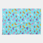 Summer Pool Float Muster Geschirrtuch (Horizontal)