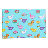 Summer Pool Float Muster Kissenbezug (Vorderseite-Rechts)