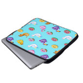 Summer Pool Float Muster Laptopschutzhülle (Vorne Knopf)