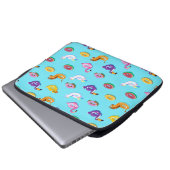 Summer Pool Float Muster Laptopschutzhülle (Vorne Knopf)