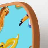 Summer Pool Float Muster Pickleball Schläger (Linke Seite)