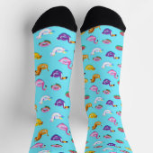 Summer Pool Float Muster Socken (Oben)