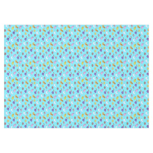 Summer Pool Float Muster Tischdecke (Vorderseite (Horizontal))