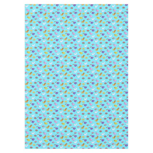 Summer Pool Float Muster Tischdecke (Vorderseite)