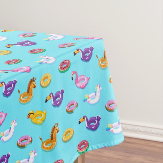 Summer Pool Float Muster Tischdecke (Beispiel)