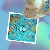 Summer Pool Fun Party | Geburtstag Serviette