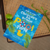 Summer Pool Kindergeburtstag Party Einladung