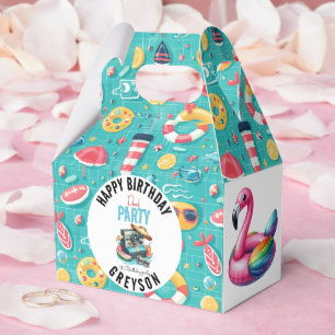 Summer Pool Party 2. Geburtstag Geschenkschachtel