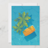 Summer Pool Party Einladung (Rückseite)