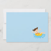 Summer Pool Party Einladung (Rückseite)