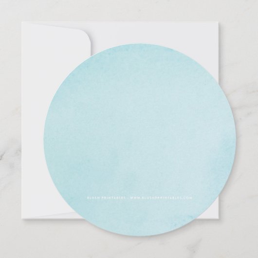 Summer Pool Party Einladung (Rückseite)