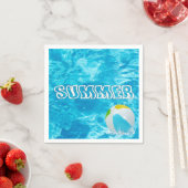 Summer Pool Party Fun Napkins Serviette (Beispiel)