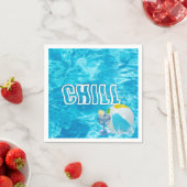 Summer Pool Party Fun Napkins Serviette (Beispiel)