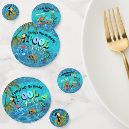 Summer Pool Party Geburtstag Splash Confetti Konfetti