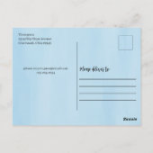 Summer Pool Party Niedlich Custom Postkarte (Rückseite)