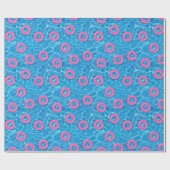 Summer Pool Party Rosa Schwimmbad Schwimmbad Schwi Geschenkpapier (Flach)