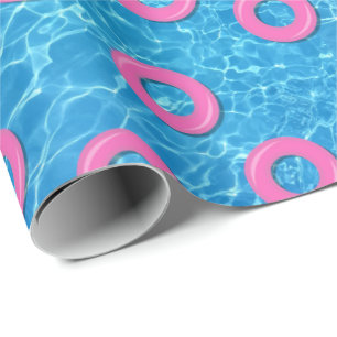 Summer Pool Party Rosa Schwimmbad Schwimmbad Schwi Geschenkpapier