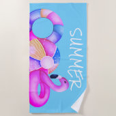 Summer Pool Party Strandtuch (Vorderseite)