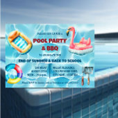 Summer Pool Party und GRILLEN Einladung