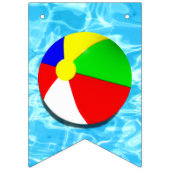 Summer Pool Party Wimpelkette (Dritte Fahne)