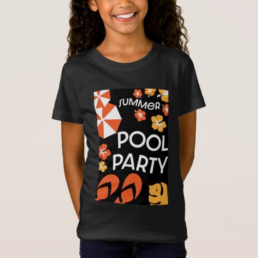 Summer Pool Partys T - Shirt (Vorderseite)