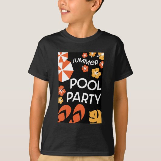 Summer Pool Partys T - Shirt (Vorderseite)