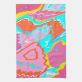 Summer Poolvibes Abstrakt Print Geschirrtuch (Vertikal)