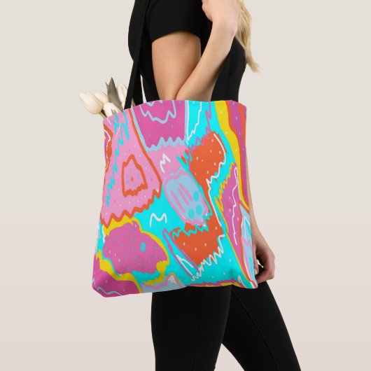 Summer Poolvibes Abstrakt Print Tasche (Von Nahem)