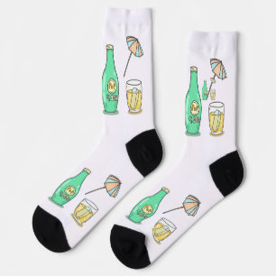 Summer Pop Soda Vibes - Niedlicher Cartoon Drink Socken