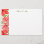 Summer Poppies Briefpapier (Vorderseite)