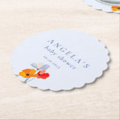 Summer Poppy Baby Dusche Untersetzer (angewinkelt)