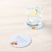 Summer Poppy Baby Dusche Untersetzer (Vor Ort)