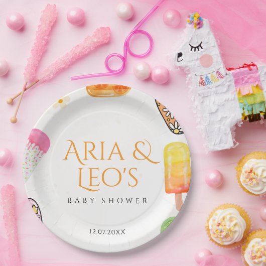 Summer Popsicle Baby Shooting Paper Teller (Party)