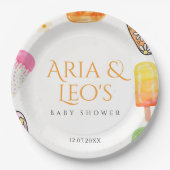 Summer Popsicle Baby Shooting Paper Teller (Vorderseite)