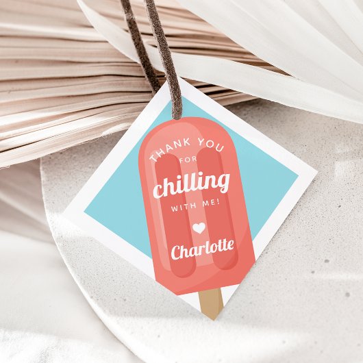 Summer Popsicle Kindergeburtstag Gastgeschenk Geschenkanhänger