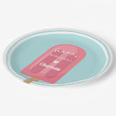 Summer Popsicle Kindergeburtstag Party Pappteller (Schrägansicht)