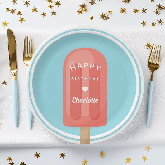 Summer Popsicle Kindergeburtstag Party Pappteller