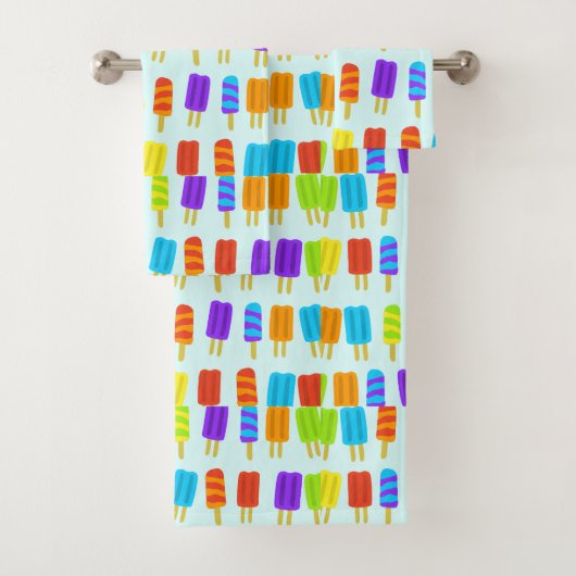 Summer Popsicle Pattern Badetücher Set (Insitu)