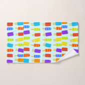 Summer Popsicle Pattern Badetücher Set (Handtuch)